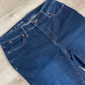Talbots slim ankle dark wash jean size 2